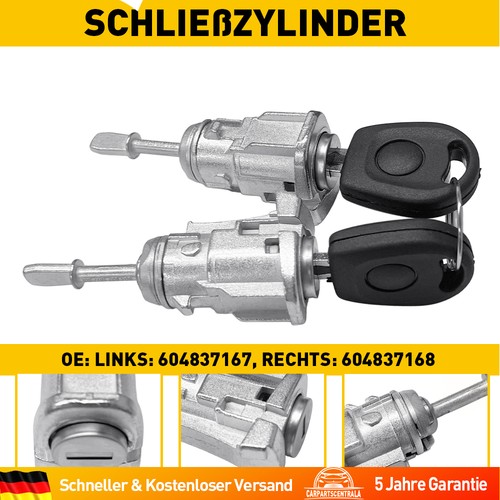 Zylinder türschloss - 2x,